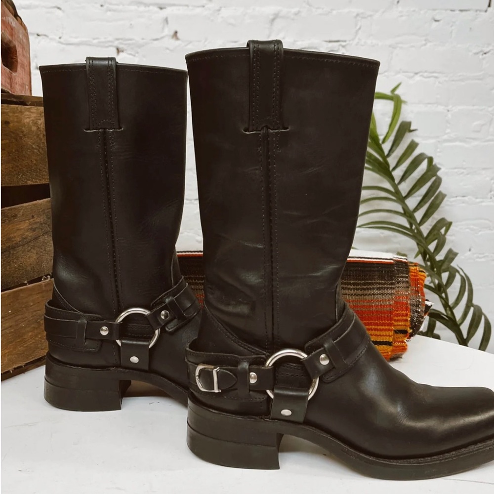 Frye Harness Moto Boots
